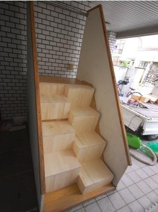 急な階段5段をゆるゆる階段7段に